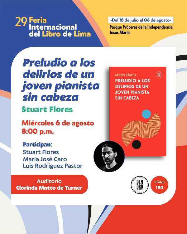 FIL Lima 2025: Stuart Flores presenta nueva novela