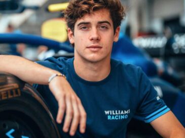 Franco Colapinto firmó alianza con Claro