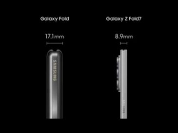 Galaxy Z Fold7: De 17,1 a 8,9 milímetros