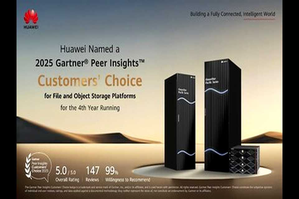 Huawei es nombrada ELECCIÓN DE LOS CLIENTES EN 2025