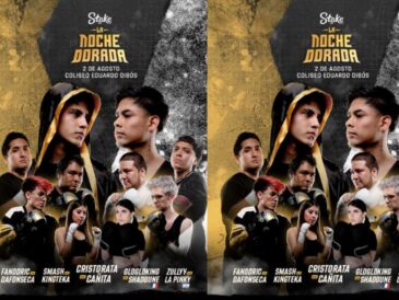 La Noche Dorada: streamers y KO’s