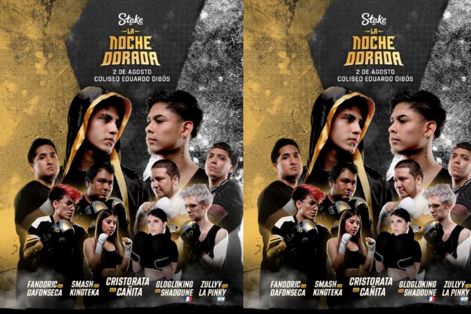 La Noche Dorada: streamers y KO’s