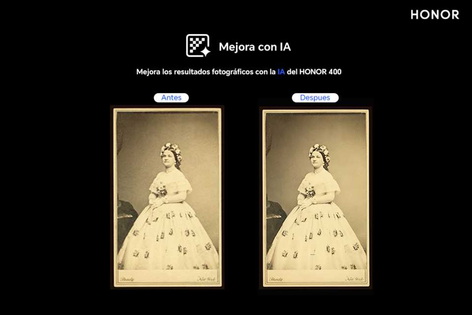 Mejora tus fotos con la IA del HONOR 400