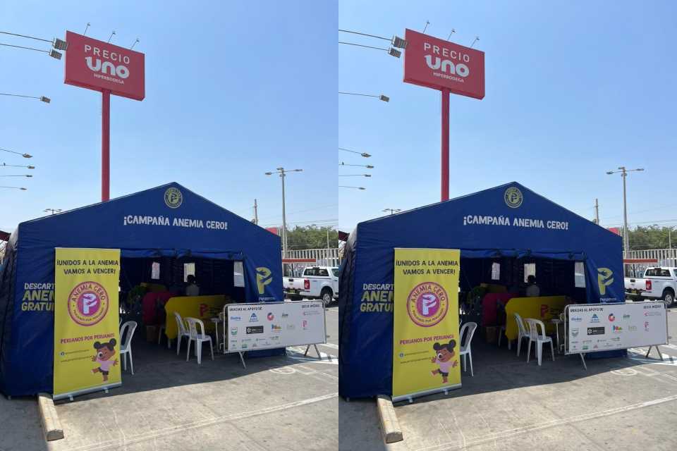 Precio Uno y Peruanos por Peruanos contra la anemia infantil