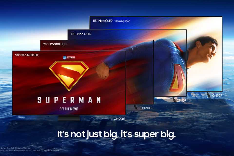 Samsung ofrece la experiencia de Superman "supergrande"