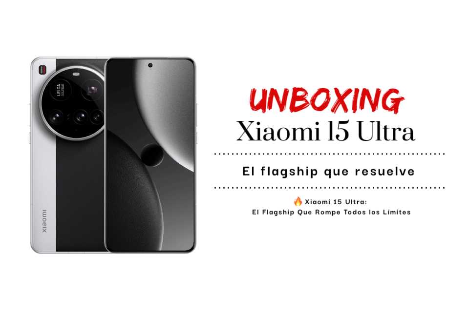 Unboxing del Xiaomi 15 Ultra: ¿El mejor smartphone 2025?