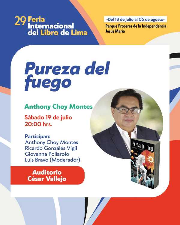 FIL Lima 2025: Anthony Choy y su poesía encendida
