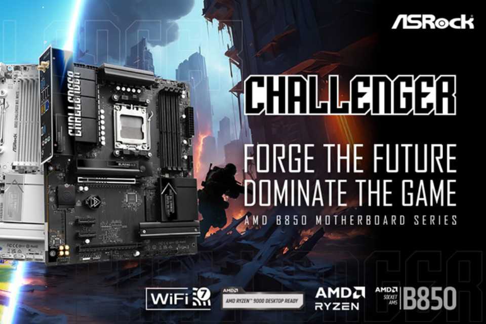 ASRock lanza motherboards B850 Challenger