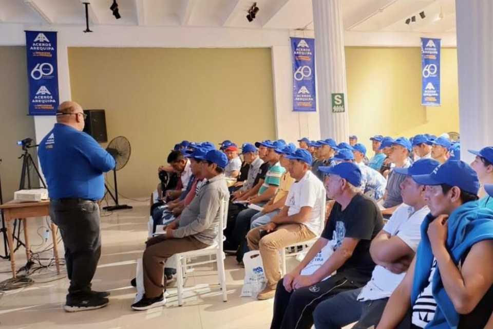 Aceros Arequipa capacitará a maestros de obra