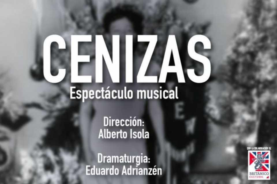CENIZAS, espectáculo musical