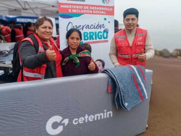 CETEMIN se une a la campaña Operación Abrigo