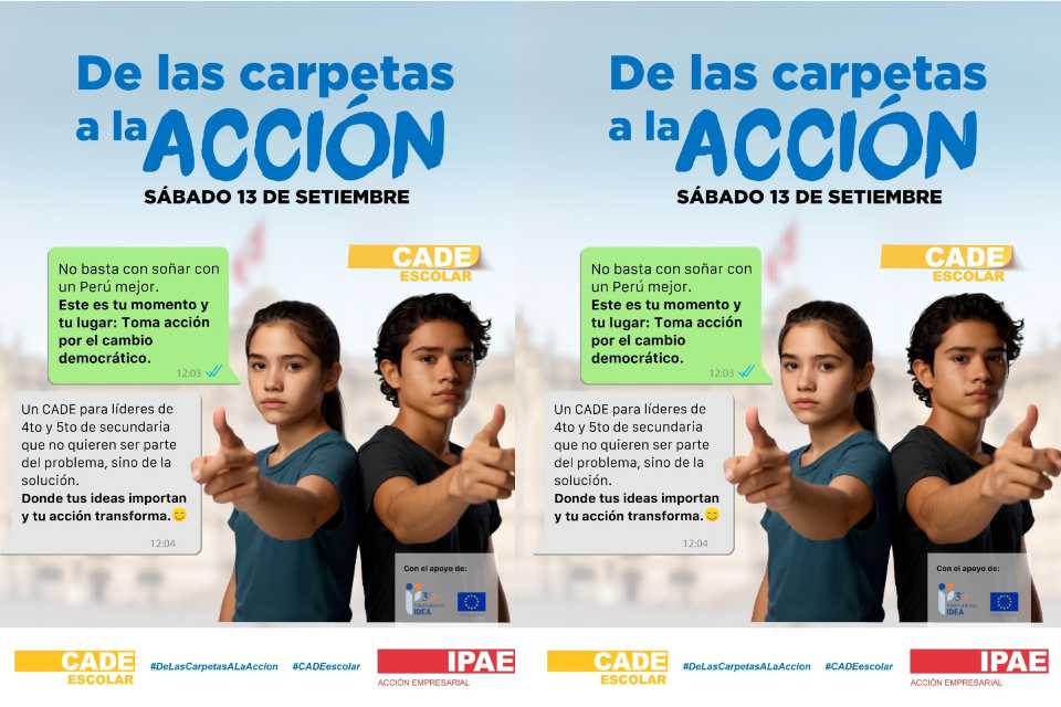 Educación para actuar: los talleres en CADE Escolar
