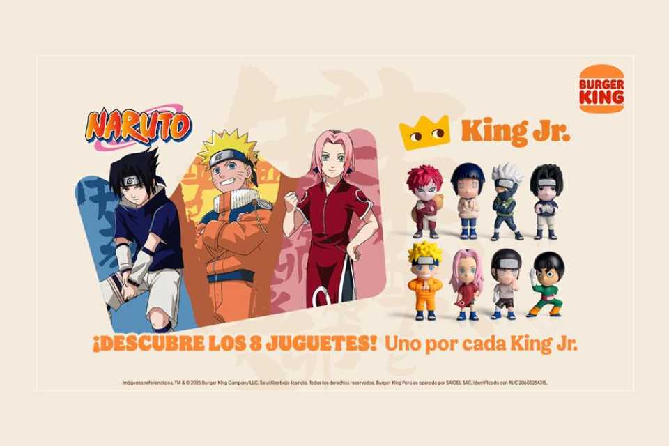 Gana colección completa de Naruto con Burger King