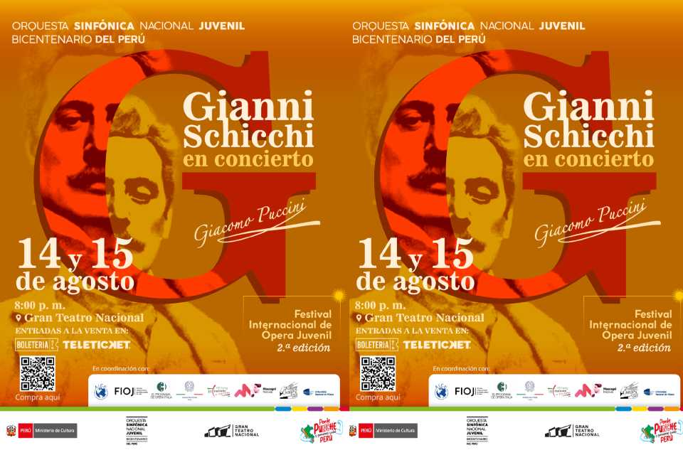 Ópera de Puccini con Orquesta Sinfónica Juvenil