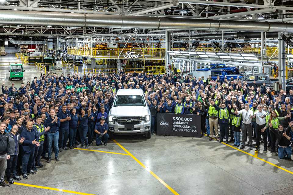 Producción histórica en Planta Ford Pacheco