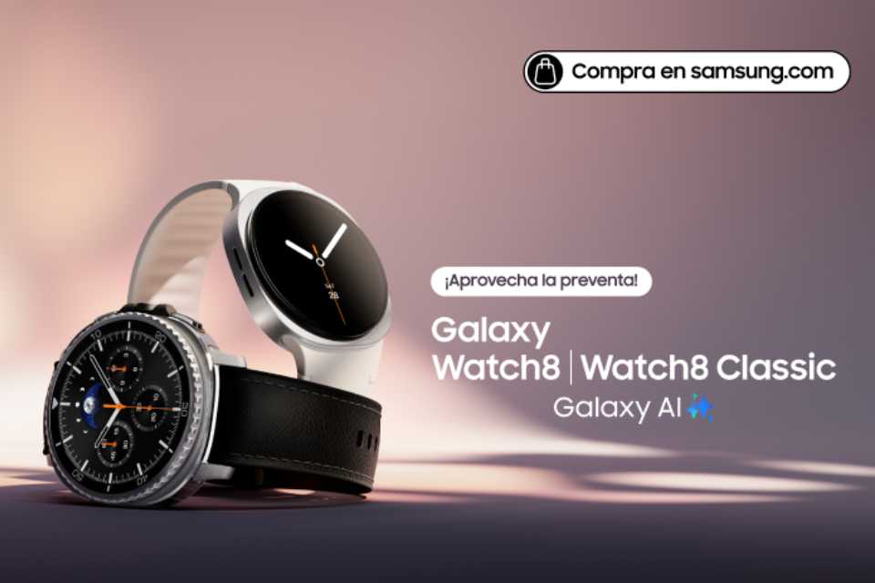 Serie Galaxy Watch8, ya en preventa en Perú