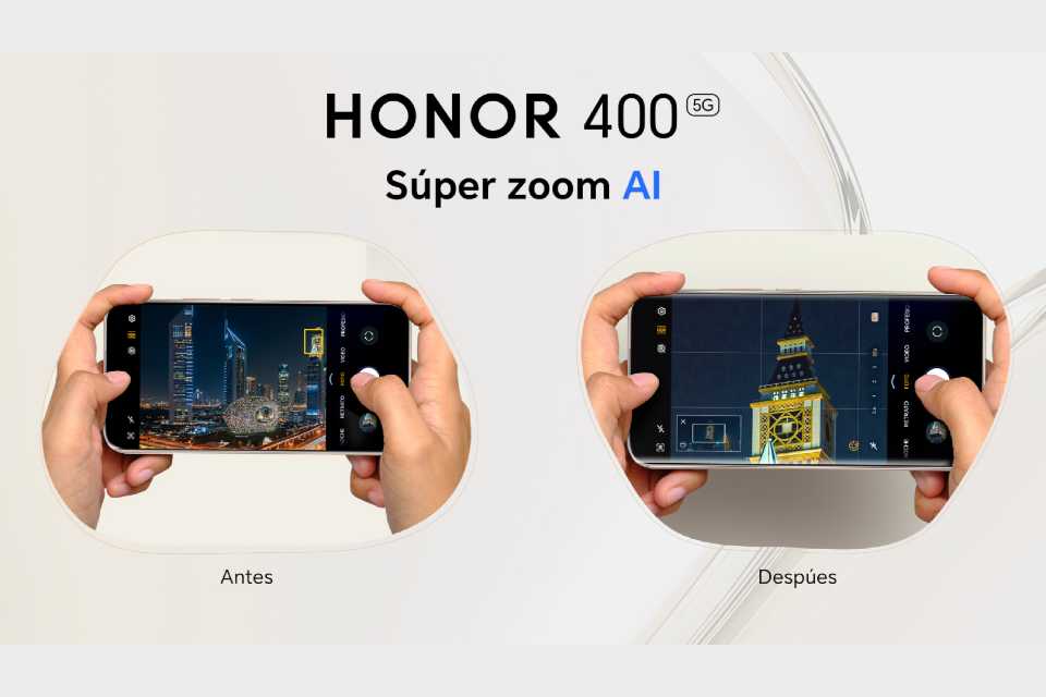 Súper Zoom IA del HONOR 400