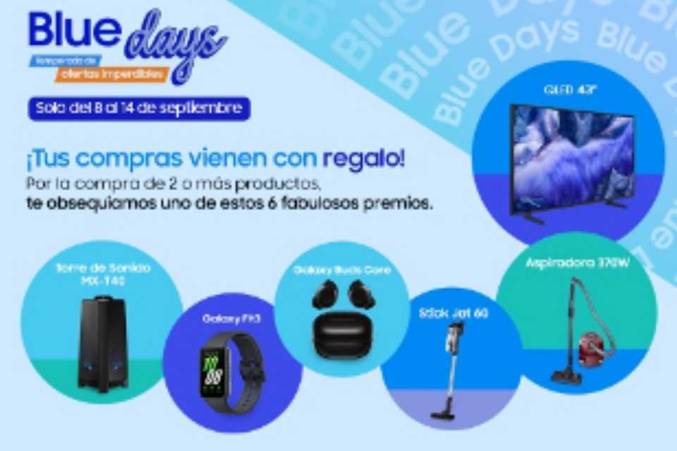 Blue Days de Samsung: Obtén regalos exclusivos