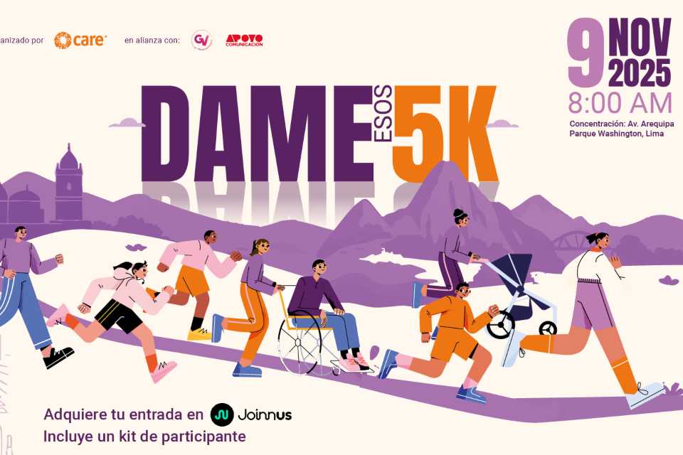 CARE Perú convoca a caminar en “Dame esos 5K”