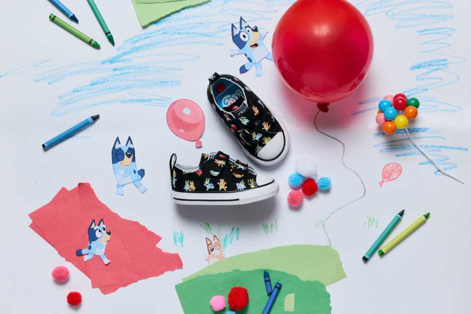 Converse lanza colección oficial de Bluey