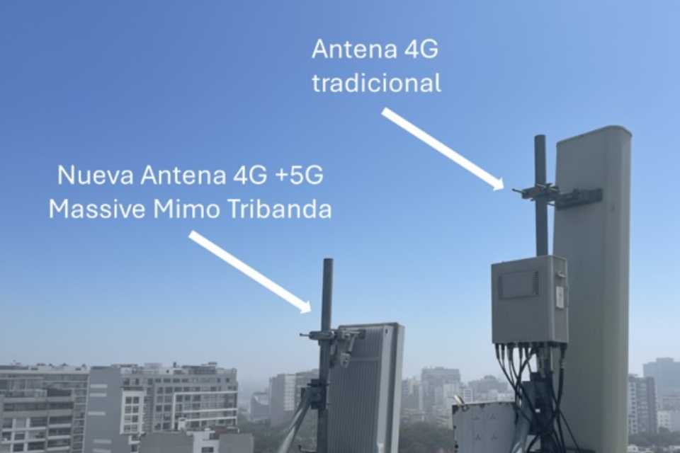 Entel, pionera en el Perú en usar tecnología Massive MIMO