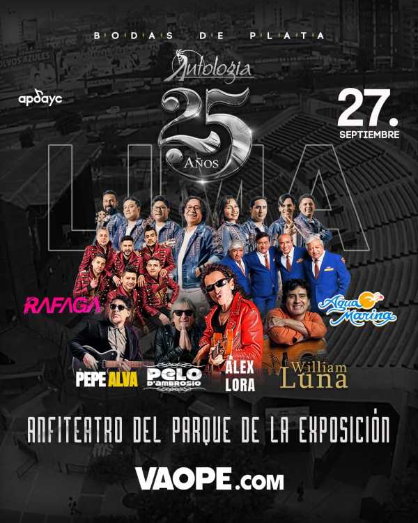 Antología alista novedades para su concierto de aniversario