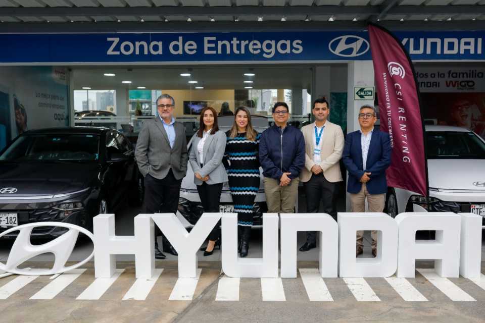 Hyundai y CSI Renting Perú entregan importante flota de vehículos