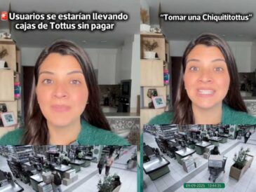 Mala señalización en Tottus