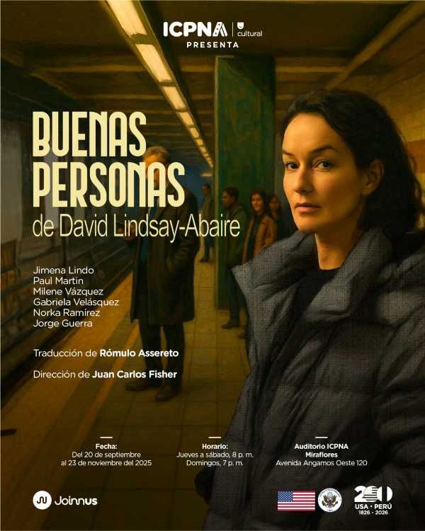 El ICPNA Cultural presenta Buenas personas