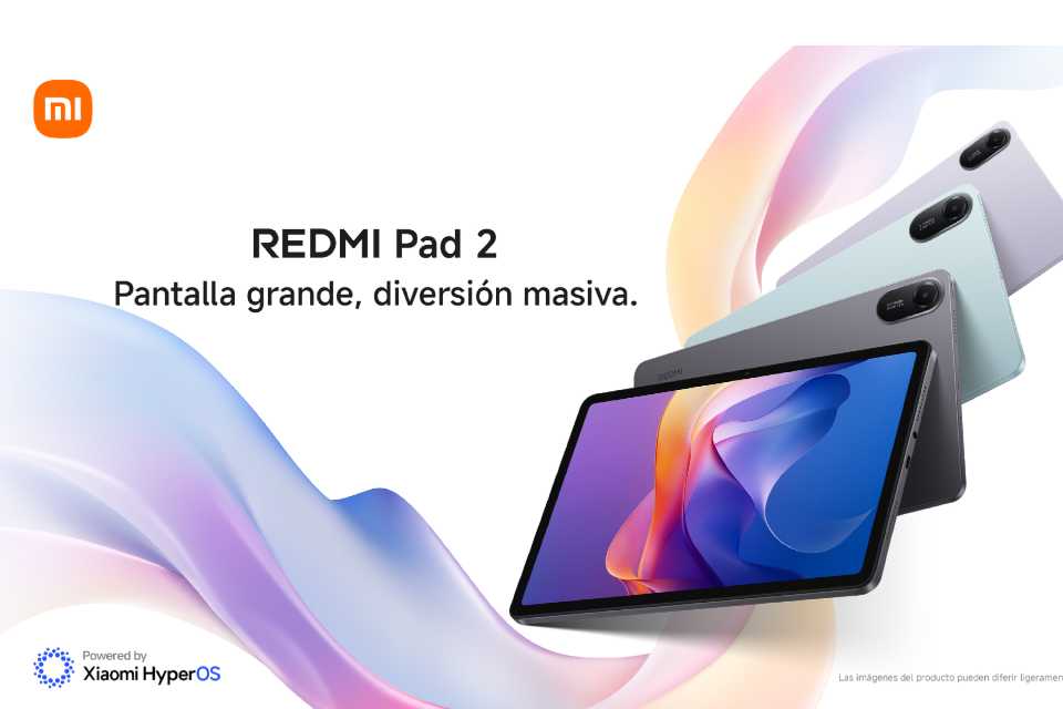 Xiaomi presenta la Serie Redmi Pad 2