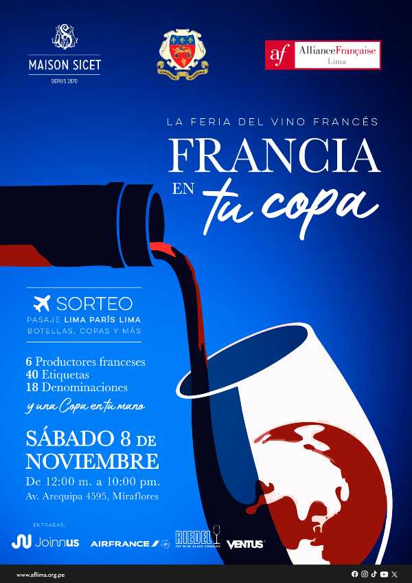 Lima celebra la primera Feria del Vino Francés