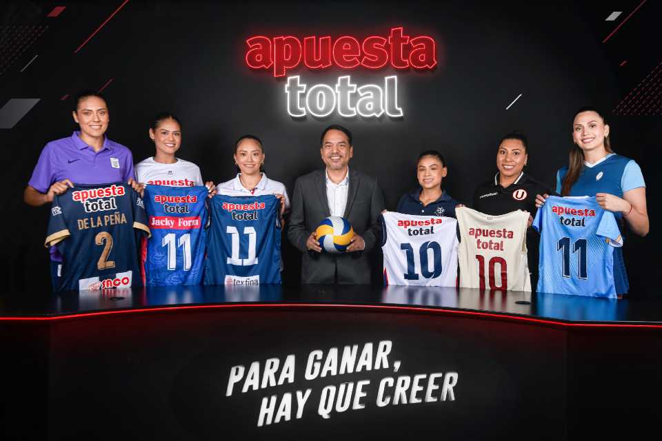Apuesta Total patrocinará a 6 equipos de Vóley