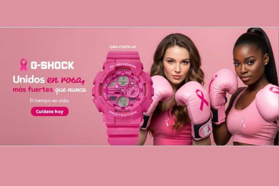 Casio presenta el nuevo G-SHOCK Pink Ribbon