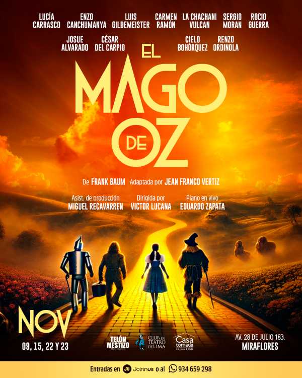 El Mago de Oz regresa reinventado: un viaje de sueños, amistad y valentía