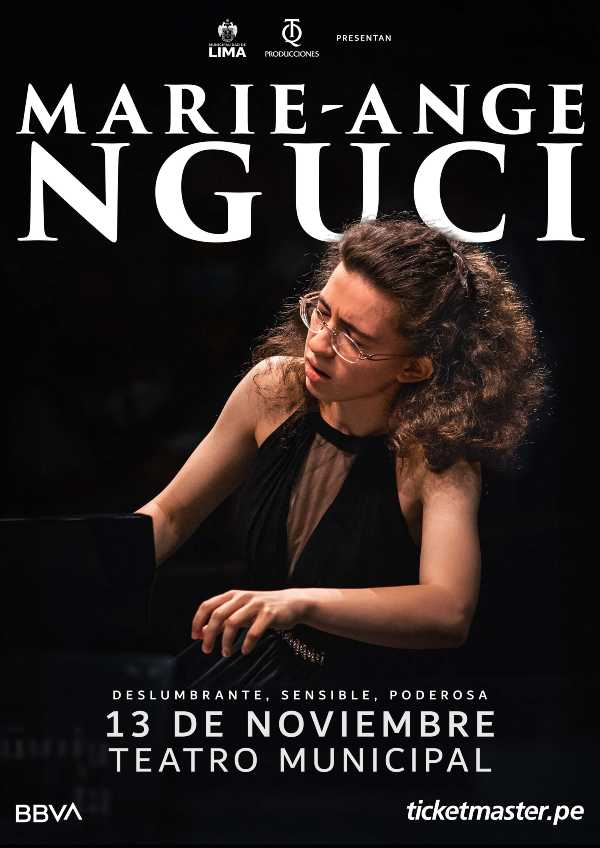La pianista Marie-Ange Nguci en el Teatro Municipal de Lima
