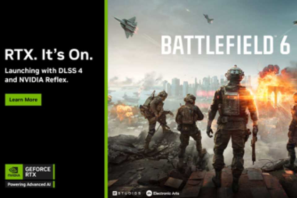 Lanzamiento de DLSS 4 con Battlefield 6