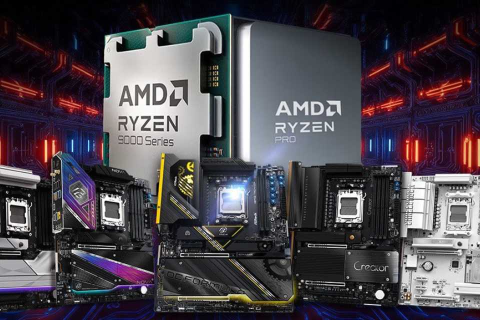 Los motherboards AM5 de ASRock ofrecen soporte completo