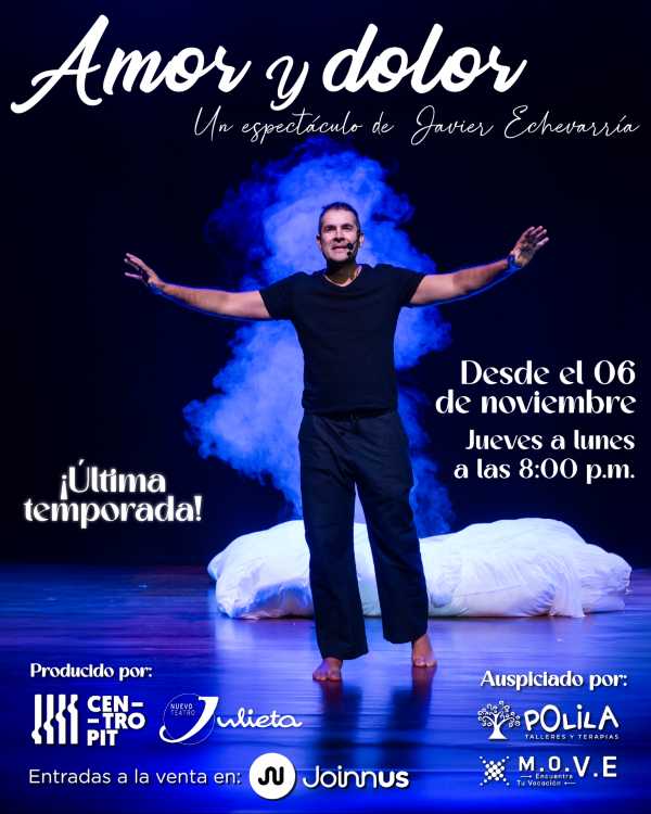 Javier Echevarría presenta última temporada de Amor y Dolor