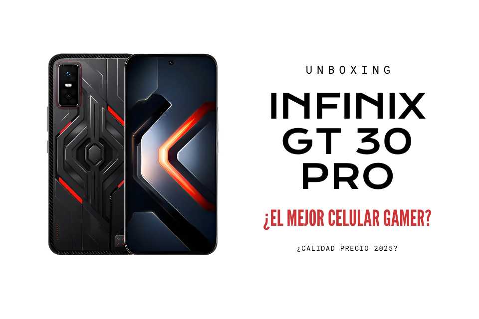 Unboxing del Infinix GT 30 Pro