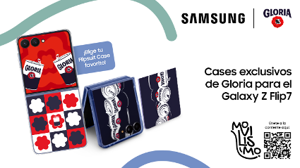 Samsung y Gloria combinan tecnología e iconicidad en una colaboración especial para el Galaxy Z Flip7
