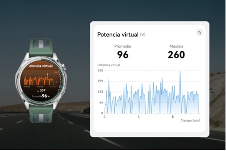Ciclismo inteligente: Huawei presenta el primer smartwatch con potenciómetro virtual integrado