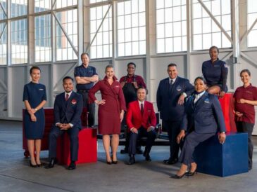 Delta presenta su colección de uniformes