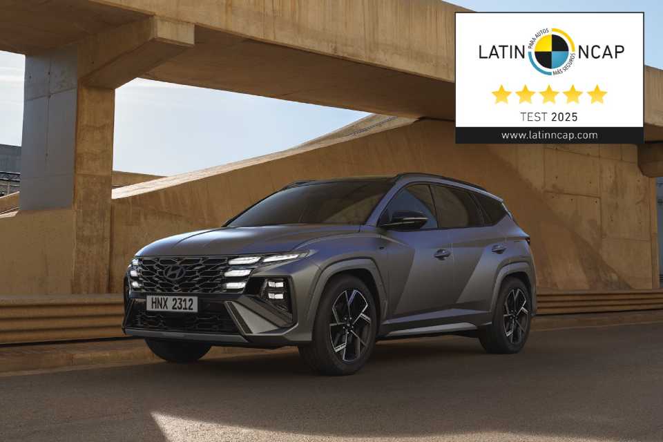 Hyundai Tucson 2025 obtiene cinco estrellas