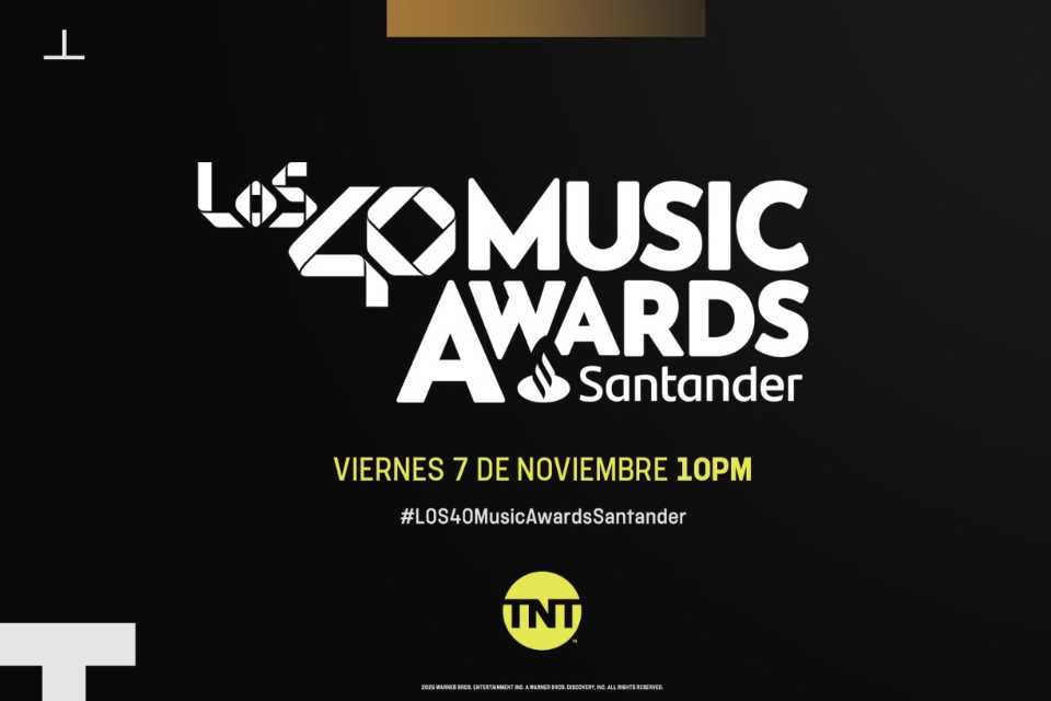 LOS40 Music Awards Santander 2025 en TNT