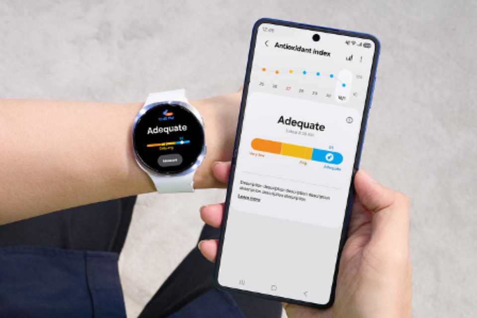 Seguimiento nutricional de Samsung para Galaxy Watch