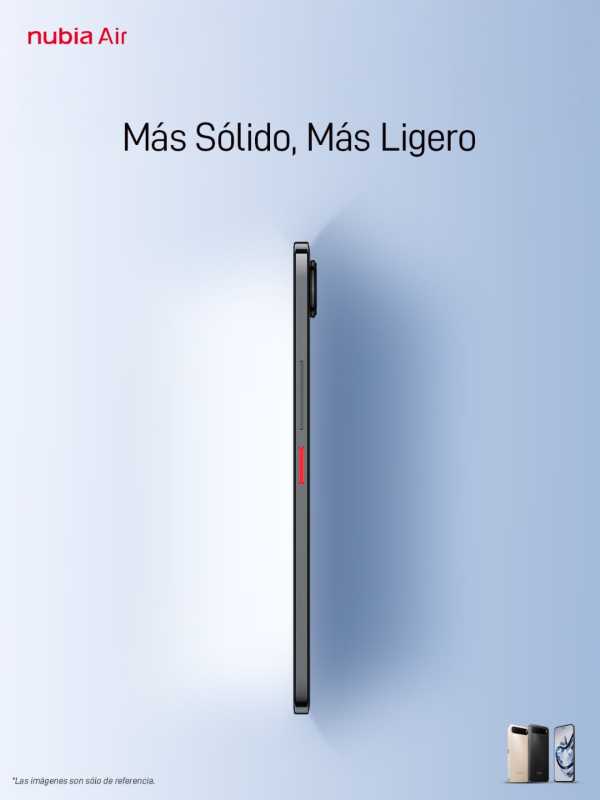 Conoce el nuevo Nubia Air, el smartphone ultradelgado 