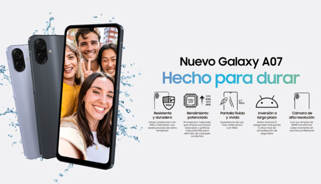 Descubre las características de última generación del Galaxy A17 y A07