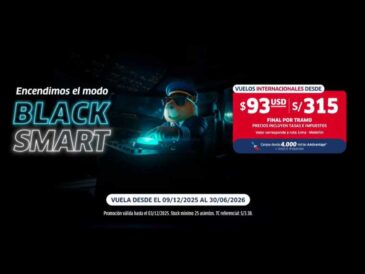 Black Smart de JetSMART: vuelos CON SÚPER DESCUENTOS