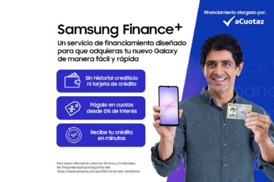 Cómo comprar tu celular Samsung sin historial crediticio