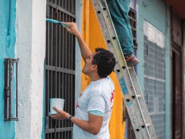 La tradición de pintar tu casa en fin de año